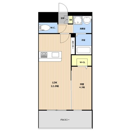 KL TOJIN WESTの物件間取画像